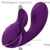 Estimulador con succionador de clitoris y vibrador